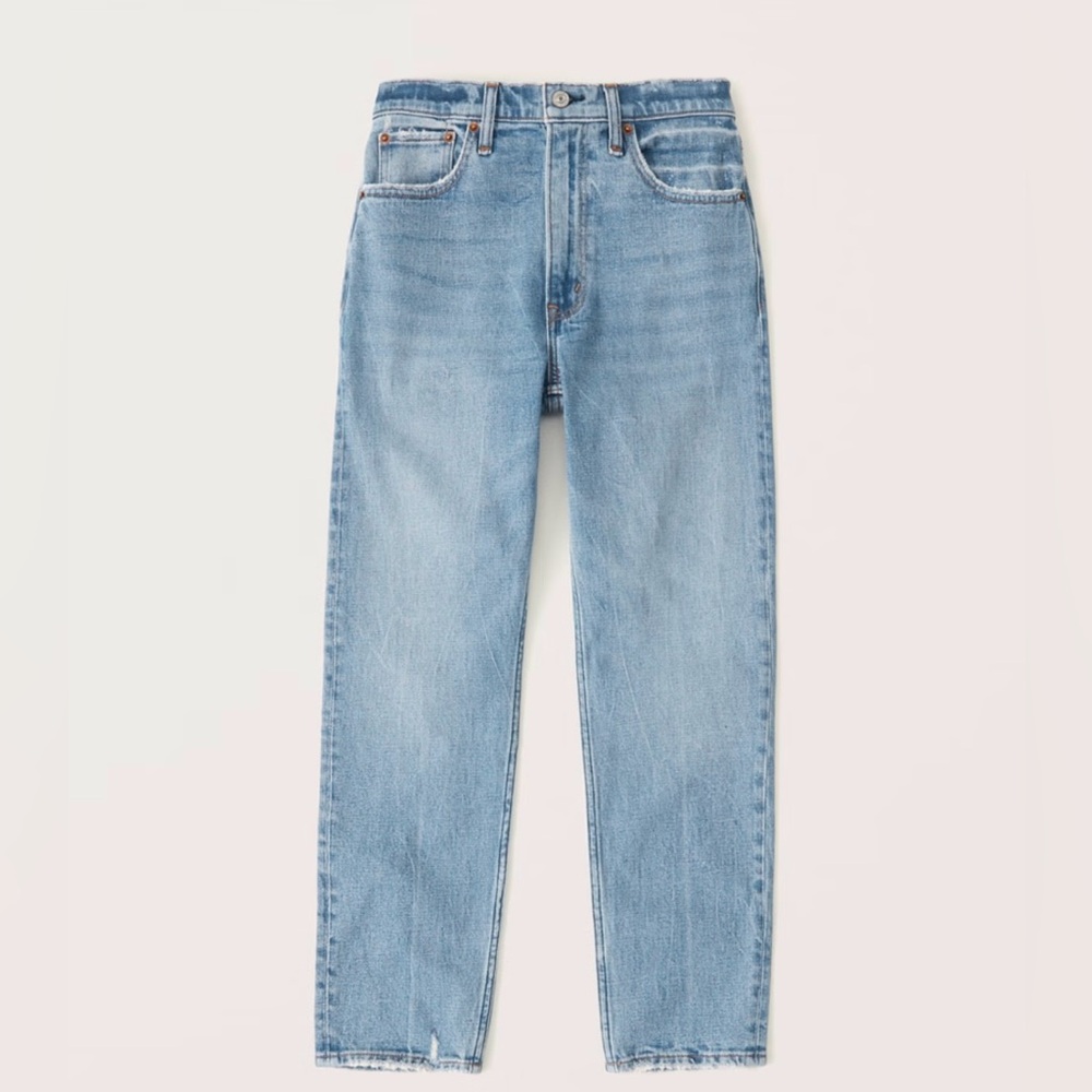 Abercrombie High Rise Mom Jean